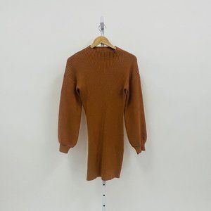 VICI Mock Ribbed Sweater Dress